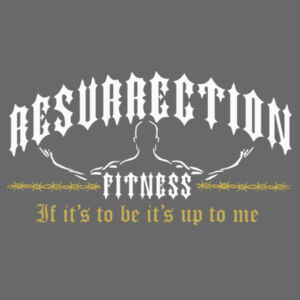 RESURRECTION - IF IT'S TO BE IT'S UP TO ME - PREMIUM MEN'S T-SHIRT - CHARCOAL GRAY HEATHER - 9WPREK Design