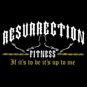 RESURRECTION - IF IT'S TO BE IT'S UP TO ME - WOMEN'S FITTED TANK TOP - BLACK - $BY1QHX$ Design