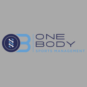 ONE BODY SPORTS MANAGEMENT - T-SHIRT - $4X12YW$ Design