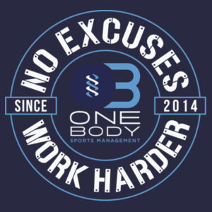 NO EXCUSES. WORK HARDER - T-SHIRT - $1RACY2$ Design